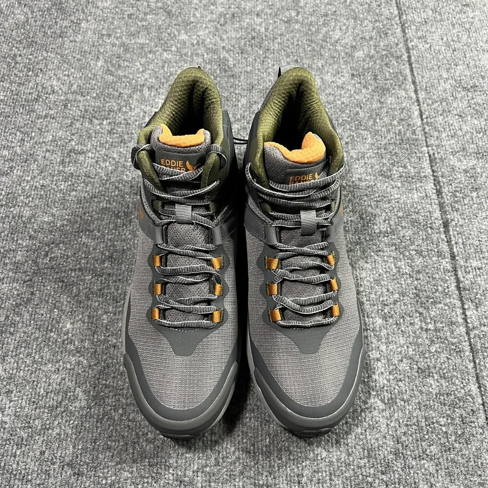 NIB‎ Eddie Bauer Mens 9 Rapoza Outdoor Hiking Sneaker Boot Grey 196064522050